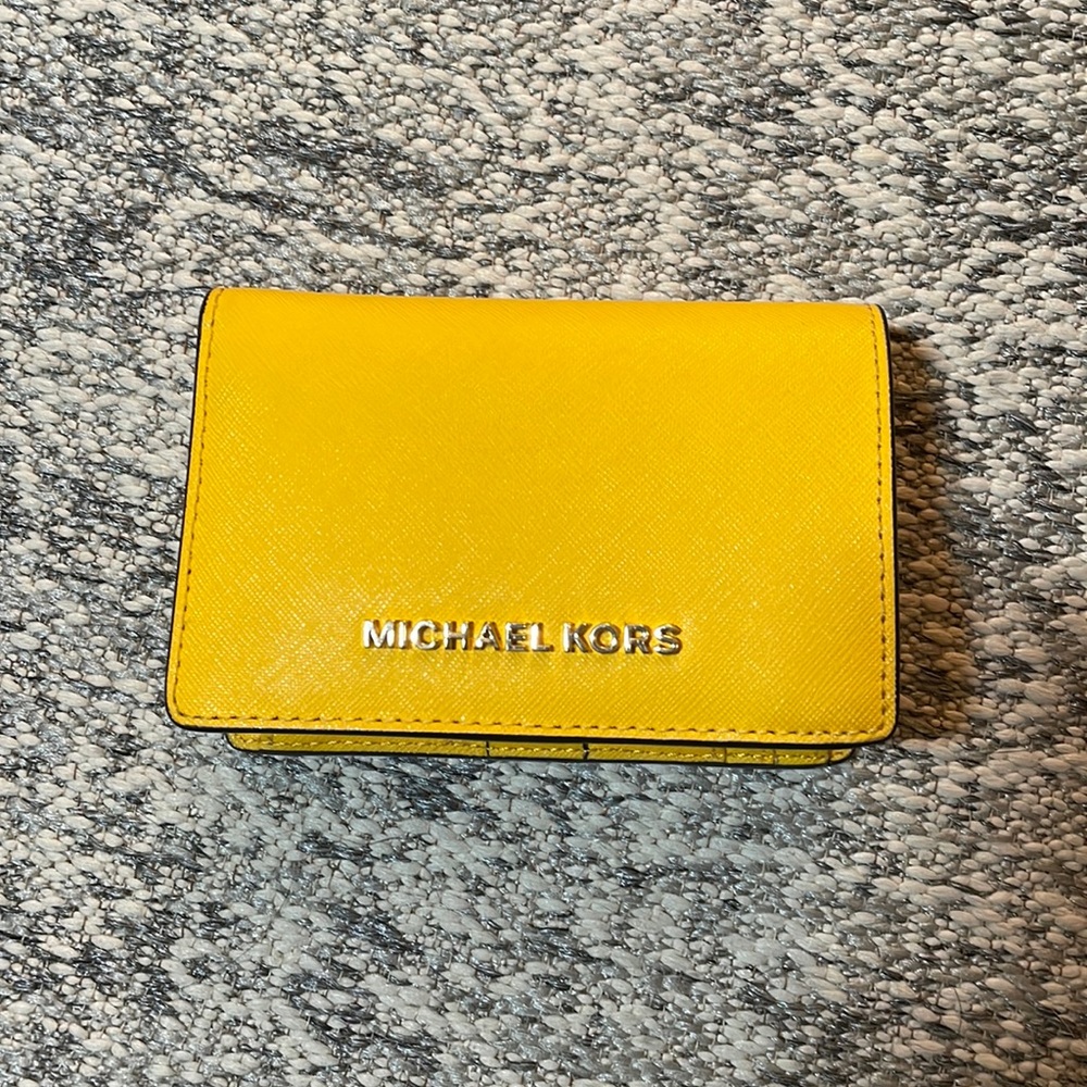 COPY - 💛SM MK MUSTARD YELLOW LEATHER WALLET💛